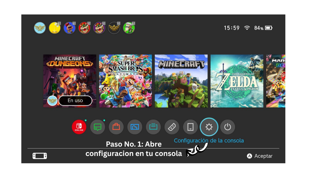 Paso 1 para instalar juegos