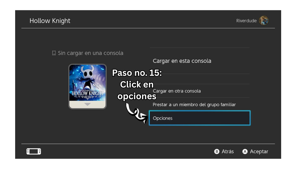 Paso 15 para instalar juegos