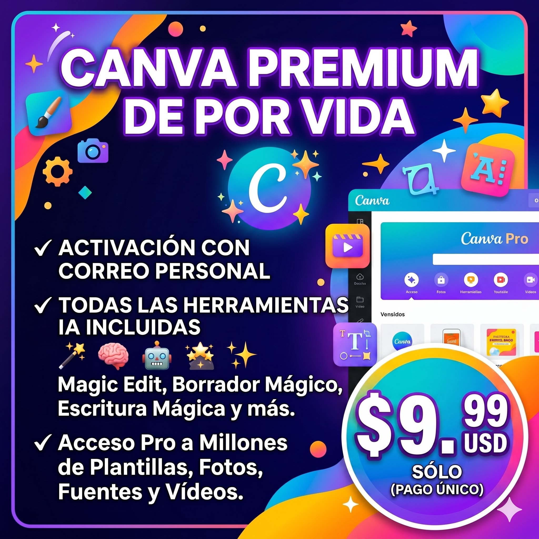 Canva Premium de por vida
